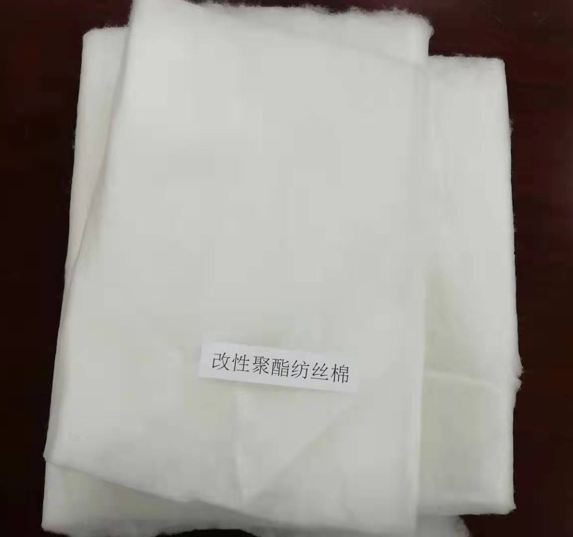 Modified polyester spun cotton